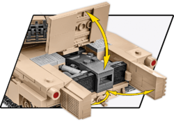 Americký tank M1A2 SEPv3 ABRAMS COBI 2623 - Armed Forces - kopie