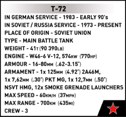 Tank T-72 M1R COBI 2624 (PL/UA) - Armed Forces 1:35 - kopie