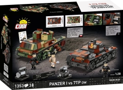 Set tanků Panzer I vs 7TP DW COBI 2659 - Limited Edition WW II 1:28