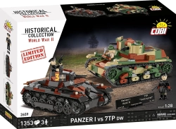 Set tanků Panzer I vs 7TP DW COBI 2659 - Limited Edition WW II 1:28