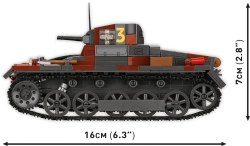 Set tanků Panzer I vs 7TP DW COBI 2659 - Limited Edition WW II 1:28