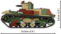 Set tanků Panzer I vs 7TP DW COBI 2659 - Limited Edition WW II 1:28