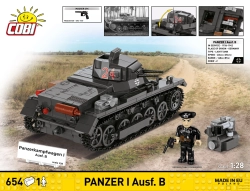 Německý lehký tank PANZER I Ausf. B COBI 2660 - World War II 1:28