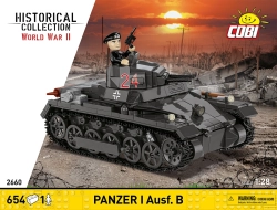 Německý lehký tank PANZER I Ausf. B COBI 2660 - World War II 1:28