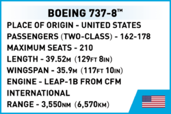 Verkehrsflugzeug Boeing 787 Dreamliner COBI 26603 - Boeing - kopie