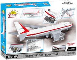 Dopravní letadlo Boeing 747 First flight 1969 COBI 26609 - Boeing 1:144