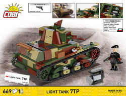 Polský lehký tank 7TP COBI 2661 - World War II 1:28