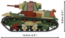 Polský lehký tank 7TP COBI 2661 - World War II 1:28