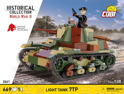 Polský lehký tank 7TP COBI 2661 - World War II 1:28