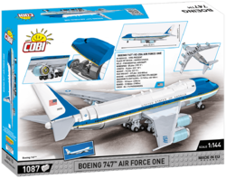 Dopravní letadlo amerických prezidentů Boeing 747 Air Force One COBI 26610 - Boeing 1:144