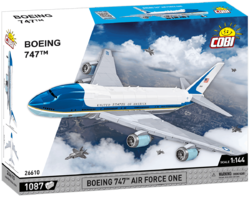 Dopravné lietadlo amerických prezidentov Boeing 747 Air Force One COBI 26610 - Boeing 1:144