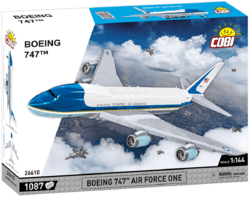 Dopravní letadlo amerických prezidentů Boeing 747 Air Force One COBI 26610 - Boeing 1:144