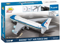 Dopravní letadlo Boeing 747 Air Force One COBI 26610A - Boeing 1:144