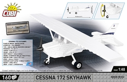 Americký hornoplošný civilní letoun Cessna 172 Skyhawk COBI-26620 1:48