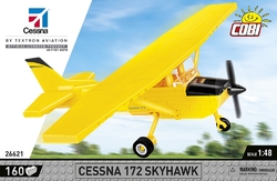 Americké hornoplošné civilné lietadlo Cessna 172 Skyhawk COBI-26620 1:48 - kopie