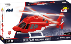 Civilný viacúčelový vrtuľník Bell 407 COBI - Action Town 1:48 - kopie