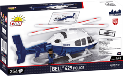 Civilný viacúčelový vrtuľník Bell 407 COBI - Action Town 1:48 - kopie