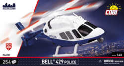 Civilný viacúčelový vrtuľník Bell 407 COBI - Action Town 1:48 - kopie