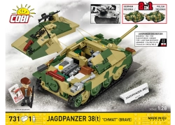 Německý stíhač tanků Jagdpanzer 38 (t) Chwat COBI 2670 - World War II 1:28