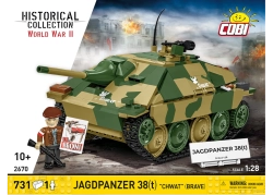 Německý stíhač tanků Jagdpanzer 38 (t) Chwat COBI 2670 - World War II 1:28