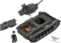 Německý střední tank Panzer III Ausf. H COBI 2672 World War II 1:28
