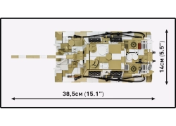 Německý těžký stíhač tanků Panzerjäger Tiger Ausf.B Jagdtiger  COBI 2674 World War II 1:28