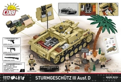 Německé samohybné útočné dělo Sturmgeschütz III Ausf.D COBI 2675 - Limited Edition WW II 1:28