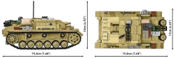Německé samohybné útočné dělo Sturmgeschütz III Ausf.D COBI 2675 - Limited Edition WW II 1:28