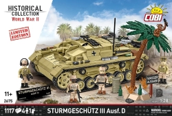 Německé samohybné útočné dělo Sturmgeschütz III Ausf.D COBI 2675 - Limited Edition WW II 1:28