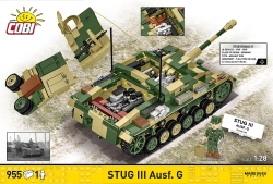Německé samohybné útočné dělo STUG III Ausf. G COBI 2676 World War II 1:12