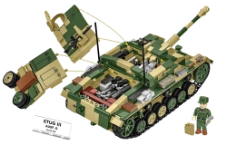 Německé samohybné útočné dělo STUG III Ausf. G COBI 2676 World War II 1:12
