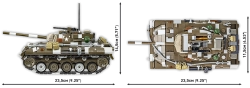 Americký lehký stíhač tanků M18 Hellcat & Kettenkrad COBI 2678 - Limited Edition WW II 1:28