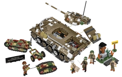 Americký lehký stíhač tanků M18 Hellcat & Kettenkrad COBI 2678 - Limited Edition WW II 1:28