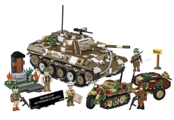 Americký lehký stíhač tanků M18 Hellcat & Kettenkrad COBI 2678 - Limited Edition WW II 1:28