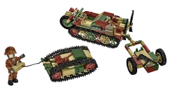 Americký lehký stíhač tanků M18 Hellcat & Kettenkrad COBI 2678 - Limited Edition WW II 1:28