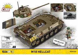 Americký lehký stíhač tanků M18 Hellcat COBI 2679 - World War  II 1:28