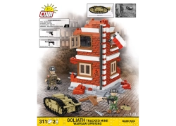 Německá pásová bomba Goliath - Varšavské povstání COBI 2680 - World War II 1:28