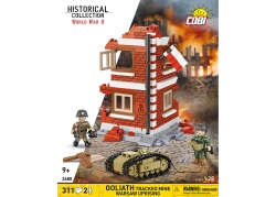 Německá pásová bomba Goliath - Varšavské povstání COBI 2680 - World War II 1:28