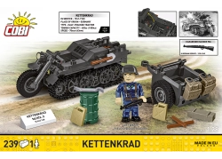 Německé polopásové vozidlo Kettenkrad COBI 2681 - World War II 1:28