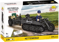 Německé polopásové vozidlo Kettenkrad COBI 2681 - World War II 1:28