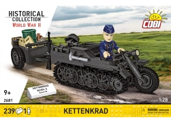 Německé polopásové vozidlo Kettenkrad COBI 2681 - World War II 1:28
