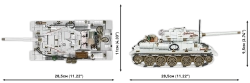 Ruský střední tank T-34-85 & 7.5 PaK 40 COBI 2682 - Limited Edition WW II 1:12