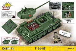 Ruský střední tank T-34-85 COBI 2683 - World War II 1:28