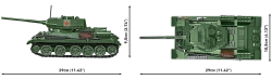 Ruský střední tank T-34-85 COBI 2683 - World War II 1:28