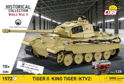 Německý těžký tank Tiger II King Tiger (KTV2) COBI 2686 - World War II 1:28