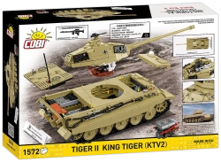 Německý těžký tank Tiger II King Tiger (KTV2) COBI 2686 - World War II 1:28