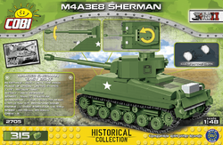 Americký tank Sherman M4 COBI 2705 - World War II