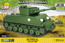 Americký tank Sherman M4 COBI 2705 - World War II