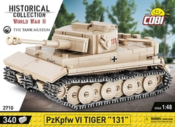 Německý tank PzKpfw VI TIGER 131 COBI 2710 - World War II - kopie