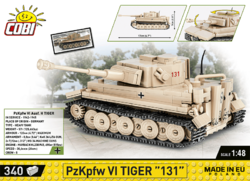 Německý tank PzKpfw VI TIGER 131 COBI 2710 - World War II - kopie